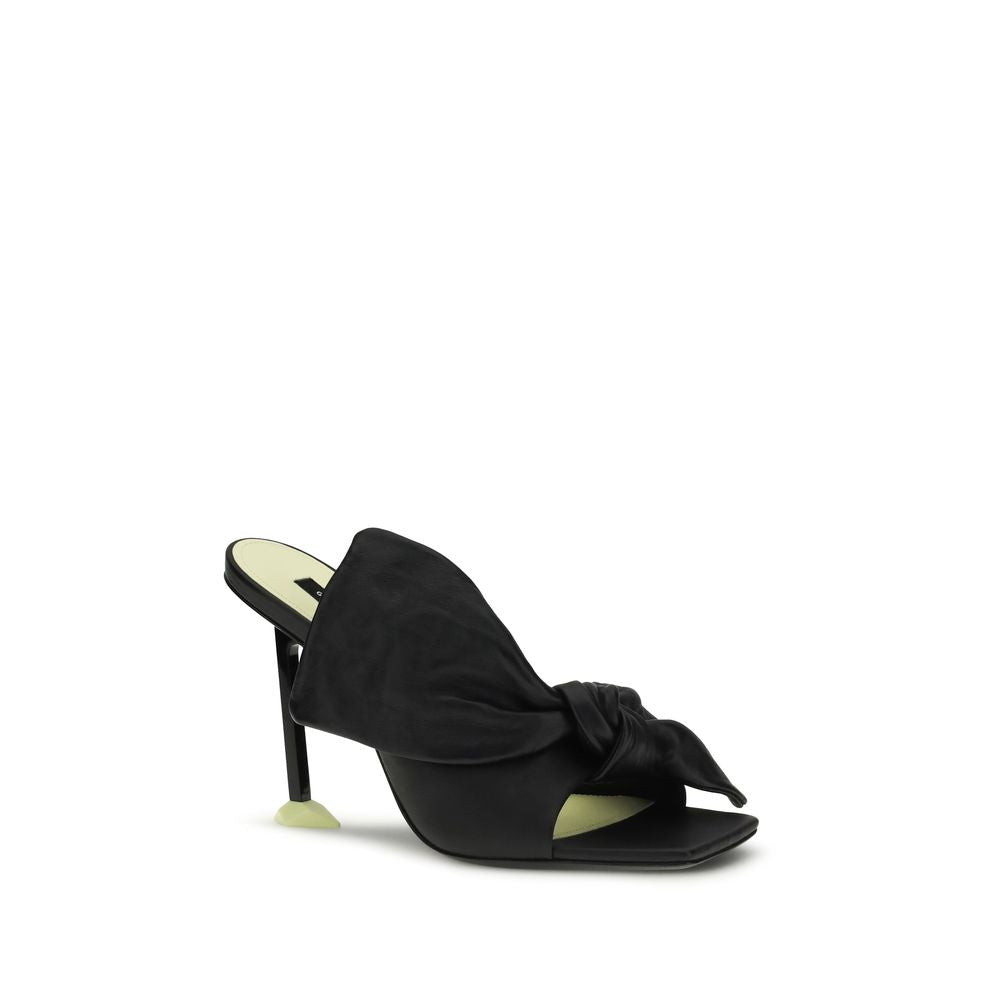 Givenchy Black Lamb Ovis Aries Aries Mules - Luxury Boutique Co