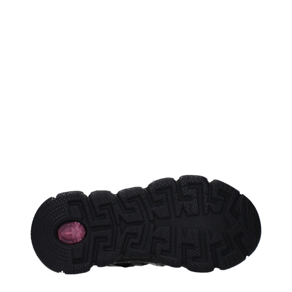 Versace Black Fabric Athletic Sneakers - Luxury Boutique Co