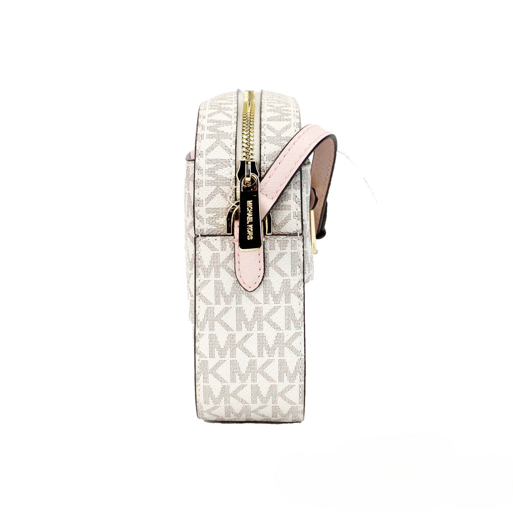 Michael Kors Adult Saffiano Leather Chain Zip Crossbody Handbag - Luxury Boutique Co