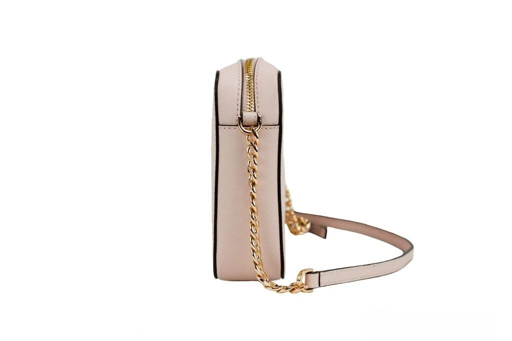 Michael Kors Adult Saffiano Leather East West Crossbody Handbag With 2 Slit Pockets - Luxury Boutique Co