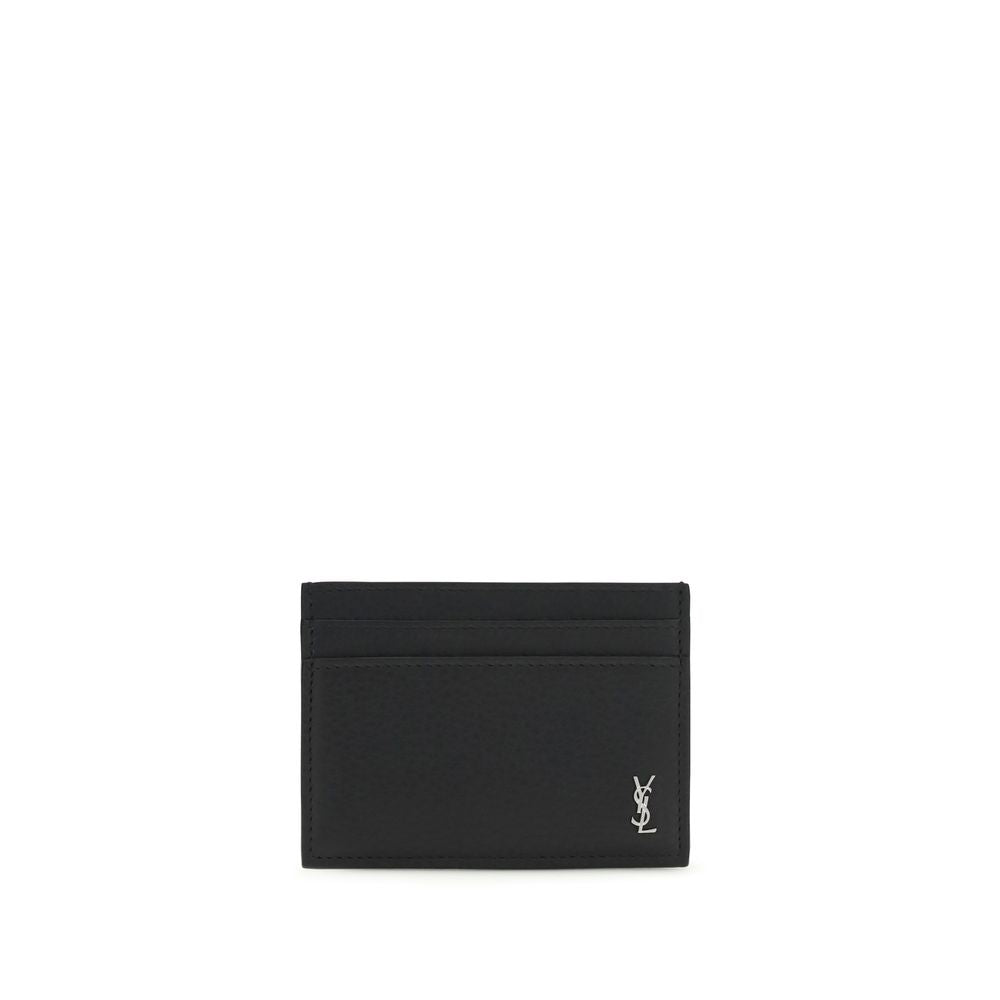 Saint Laurent Black Calf Leather Bos Taurus Wallet - Luxury Boutique Co