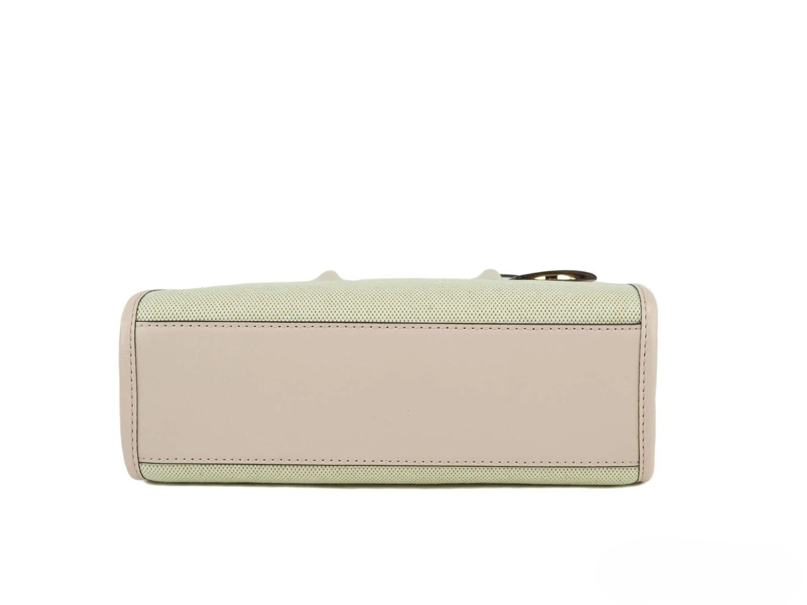 Michael Kors Mirella Small Powder Blush Canvas Shopper Crossbody Handbag Purse - Luxury Boutique Co