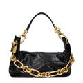 Balmain Black Leather Shoulder Bag - Luxury Boutique Co
