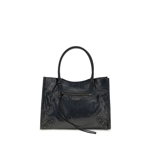 Balenciaga Black Lamb Ovis Aries Aries Shoulder Bag - Luxury Boutique Co