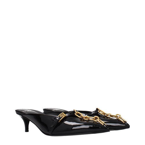 Balmain Black Leather Platform Sandals - Luxury Boutique Co