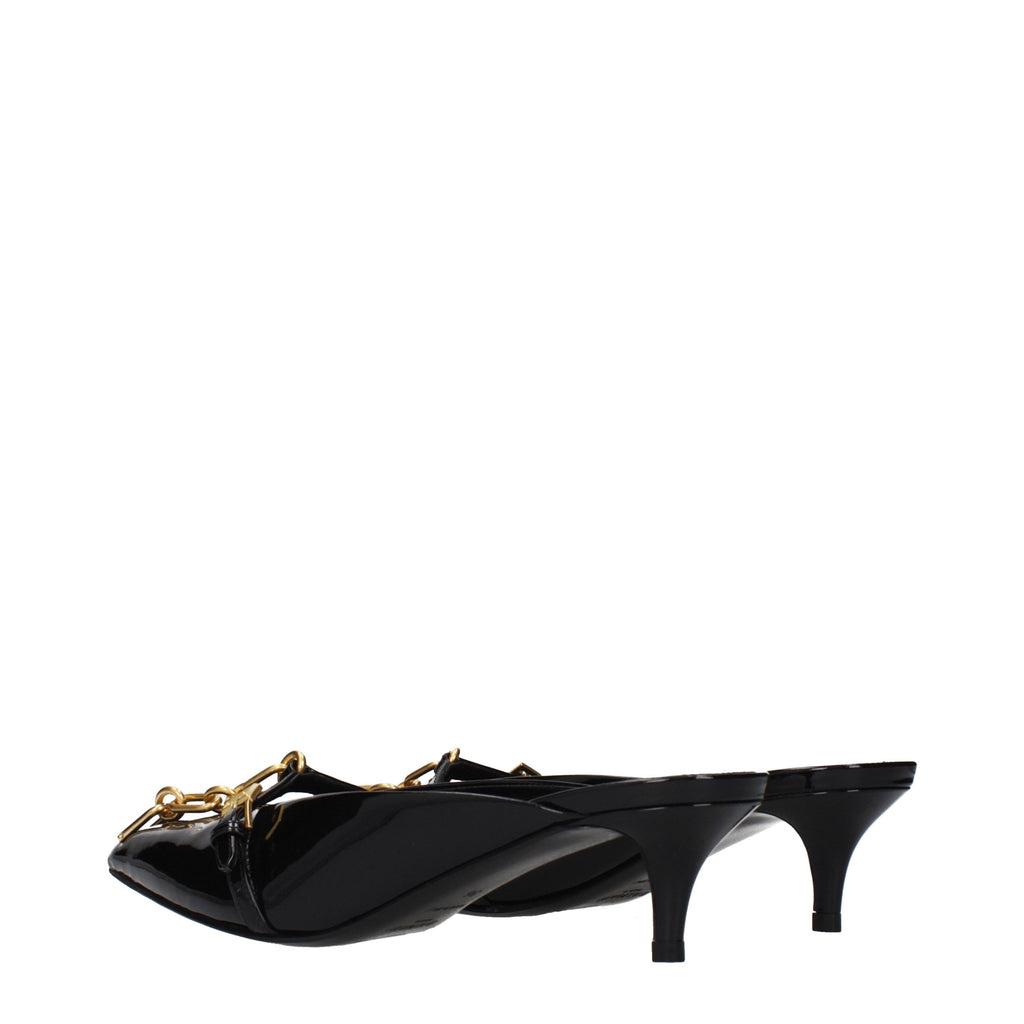 Balmain Black Leather Platform Sandals - Luxury Boutique Co