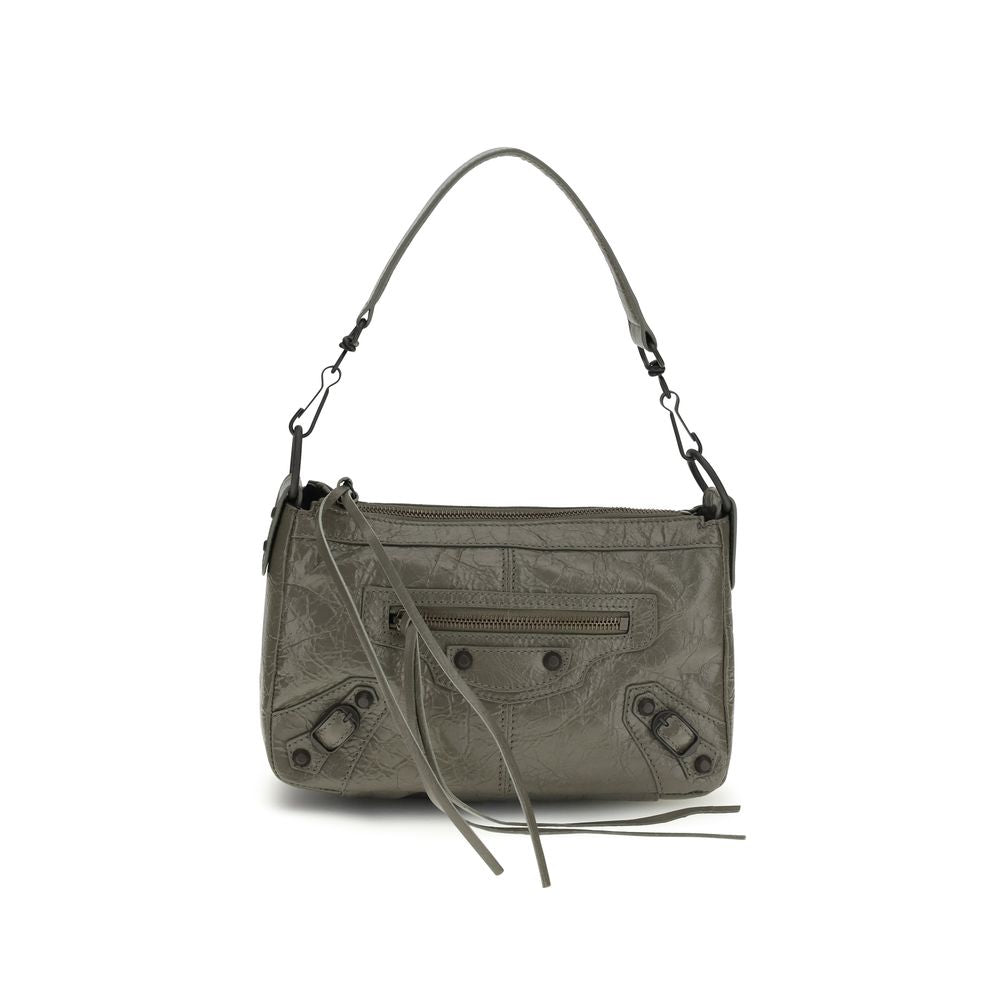 Balenciaga Bicolor Lamb Ovis Aries Aries Handbag - Luxury Boutique Co
