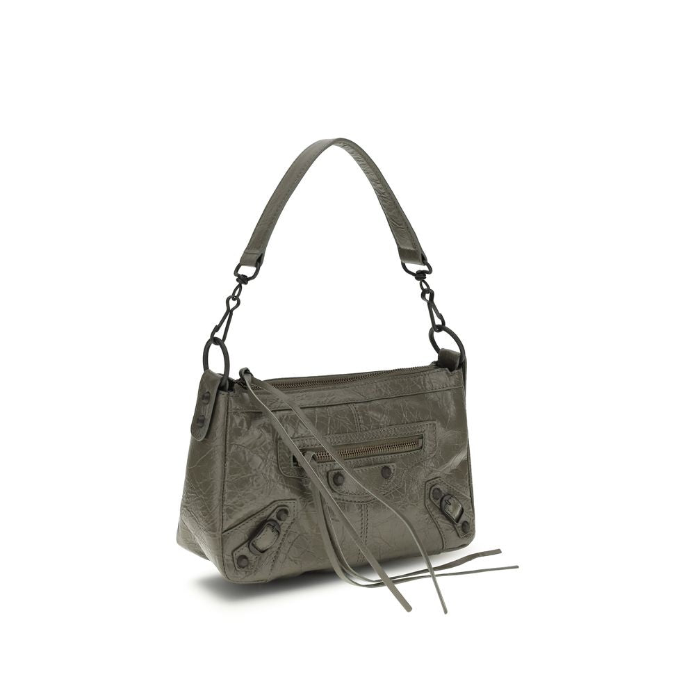 Balenciaga Bicolor Lamb Ovis Aries Aries Handbag - Luxury Boutique Co