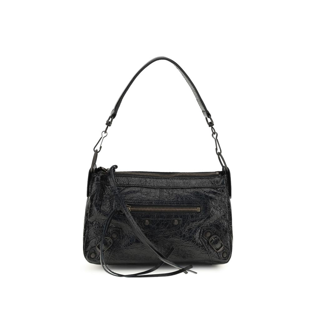Balenciaga Black Lamb Ovis Aries Aries Handbag - Luxury Boutique Co