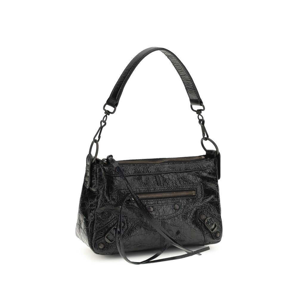 Balenciaga Black Lamb Ovis Aries Aries Handbag - Luxury Boutique Co