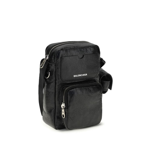 Balenciaga Black Lamb Ovis Aries Aries Shoulder Bag - Luxury Boutique Co