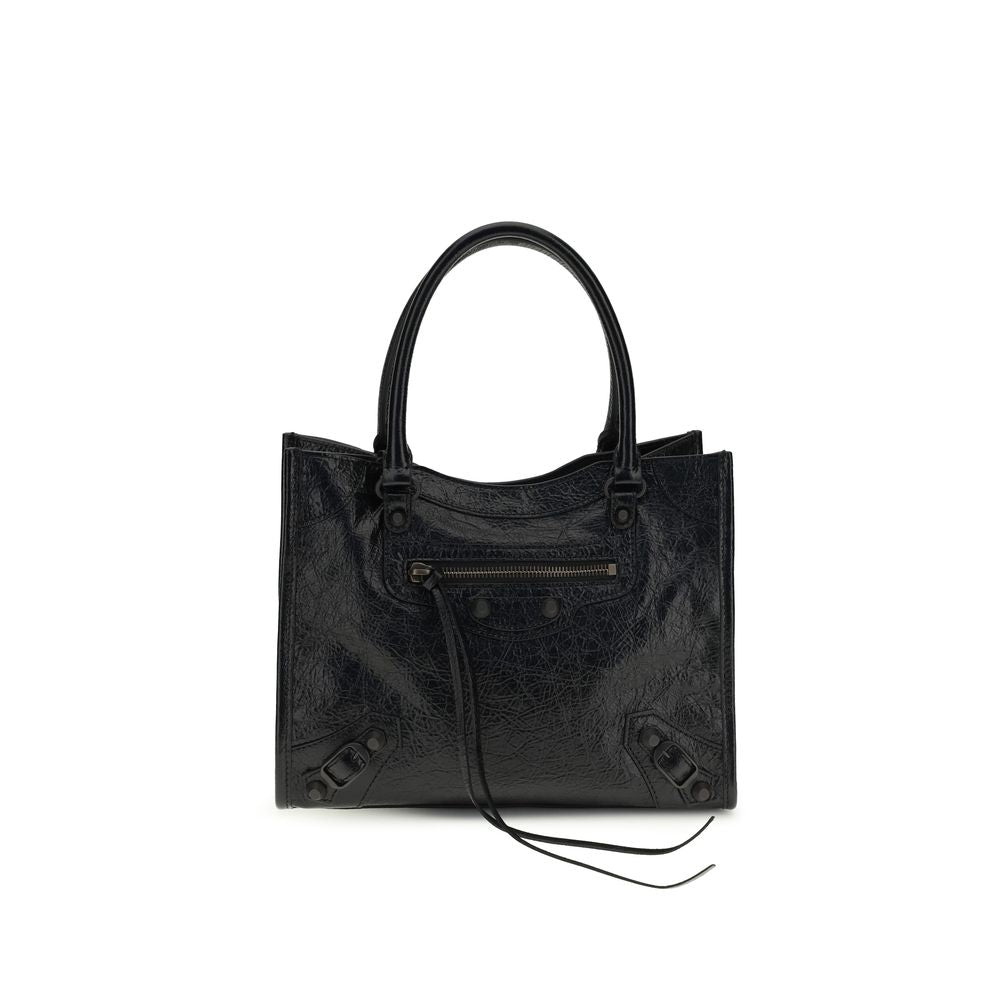 Balenciaga Black Lamb Ovis Aries Aries Handbag - Luxury Boutique Co