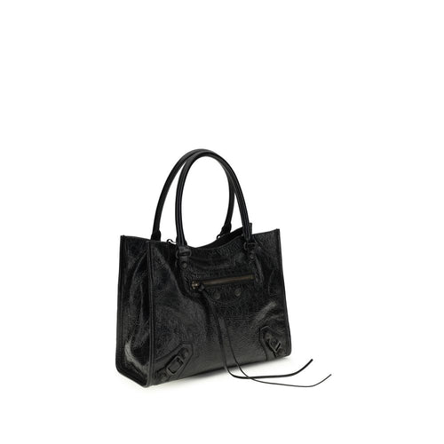 Balenciaga Black Lamb Ovis Aries Aries Handbag - Luxury Boutique Co