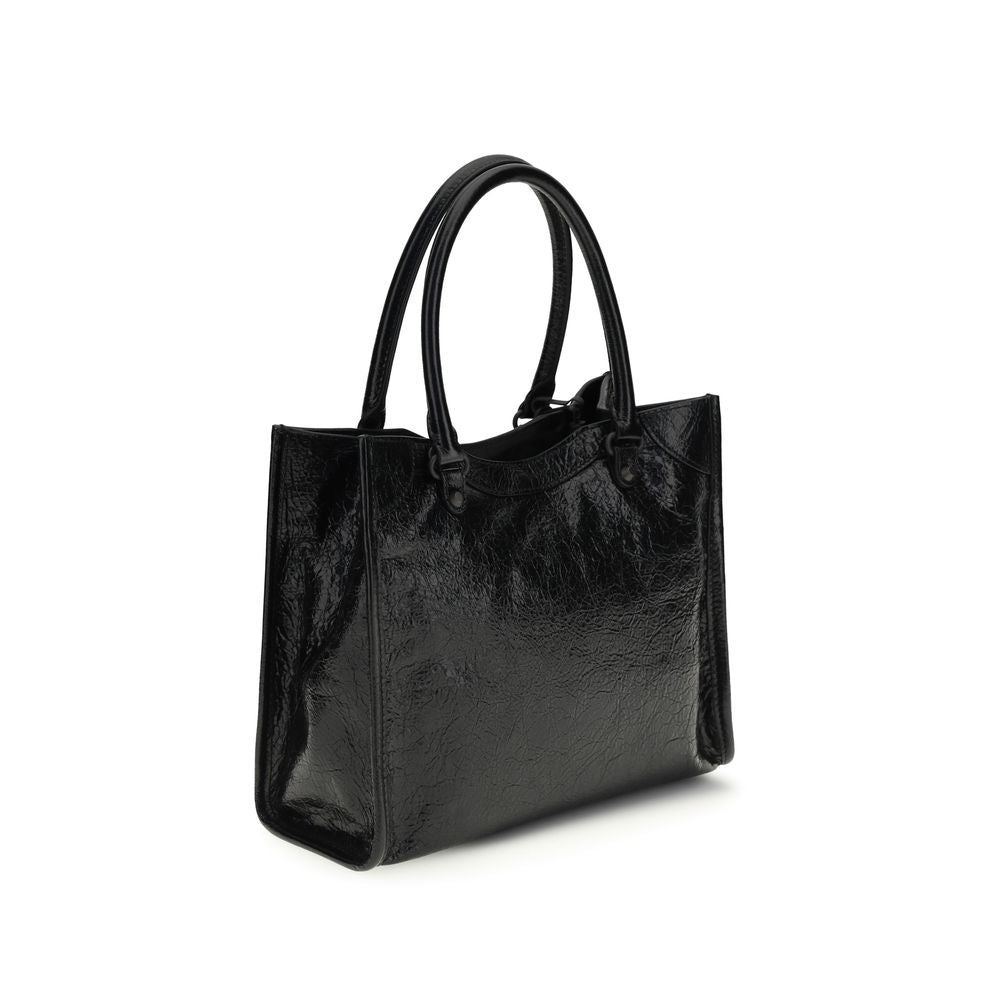 Balenciaga Black Lamb Ovis Aries Aries Handbag - Luxury Boutique Co