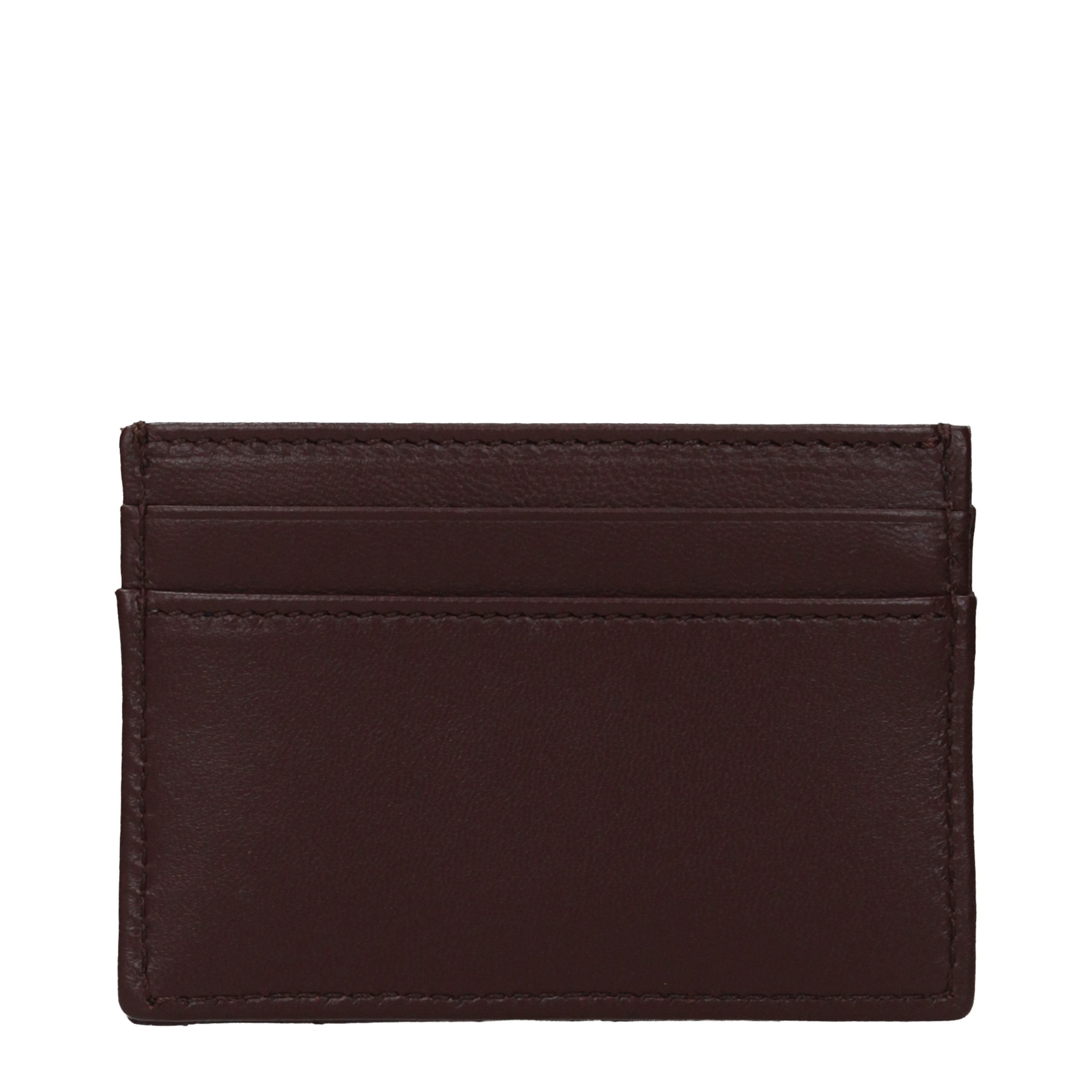 Versace Brown Leather Cardholder - Luxury Boutique Co