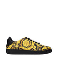 Versace Black Leather Chunky Sneakers - Luxury Boutique Co