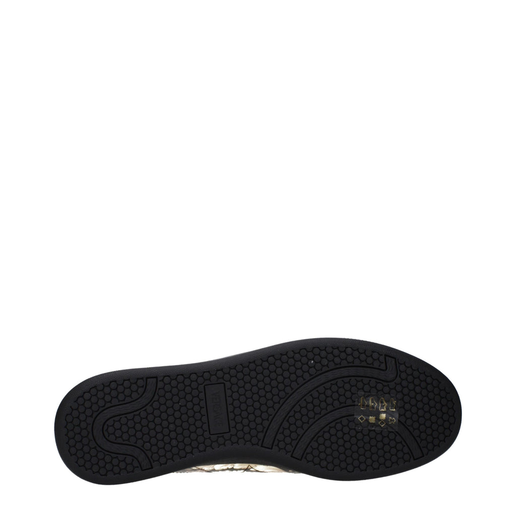 Versace Black Leather Chunky Sneakers - Luxury Boutique Co