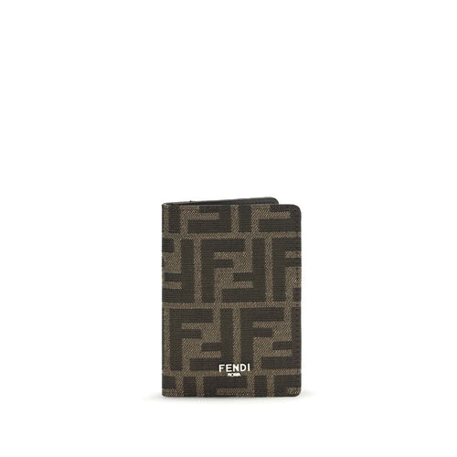 Fendi Brown Calf Leather Bos Taurus Wallet - Luxury Boutique Co