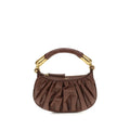 Balmain Brown Calf Leather Bos Taurus Shoulder Bag - Luxury Boutique Co