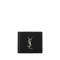 Saint Laurent Black Calf Leather Bos Taurus Wallet - Luxury Boutique Co