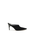Balenciaga Black Suede Leather Mules - Luxury Boutique Co