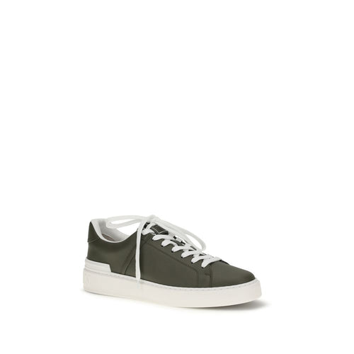 Balmain Bicolor Calf Leather Bos Taurus Sneakers - Luxury Boutique Co