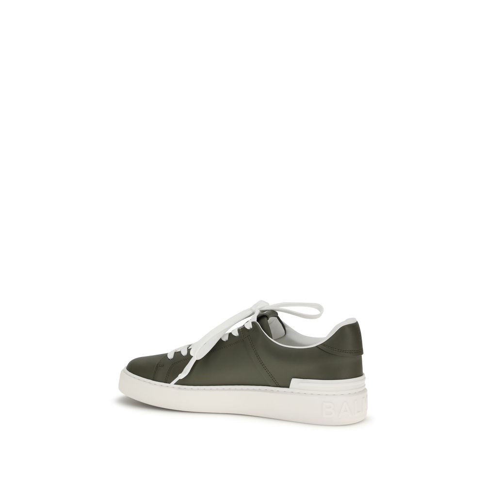 Balmain Bicolor Calf Leather Bos Taurus Sneakers - Luxury Boutique Co