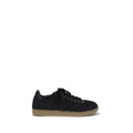 Balmain Black Suede Leather Low Top Sneakers - Luxury Boutique Co