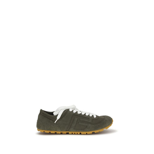 Balmain Bicolor Calf Leather Bos Taurus Athletic Sneakers - Luxury Boutique Co