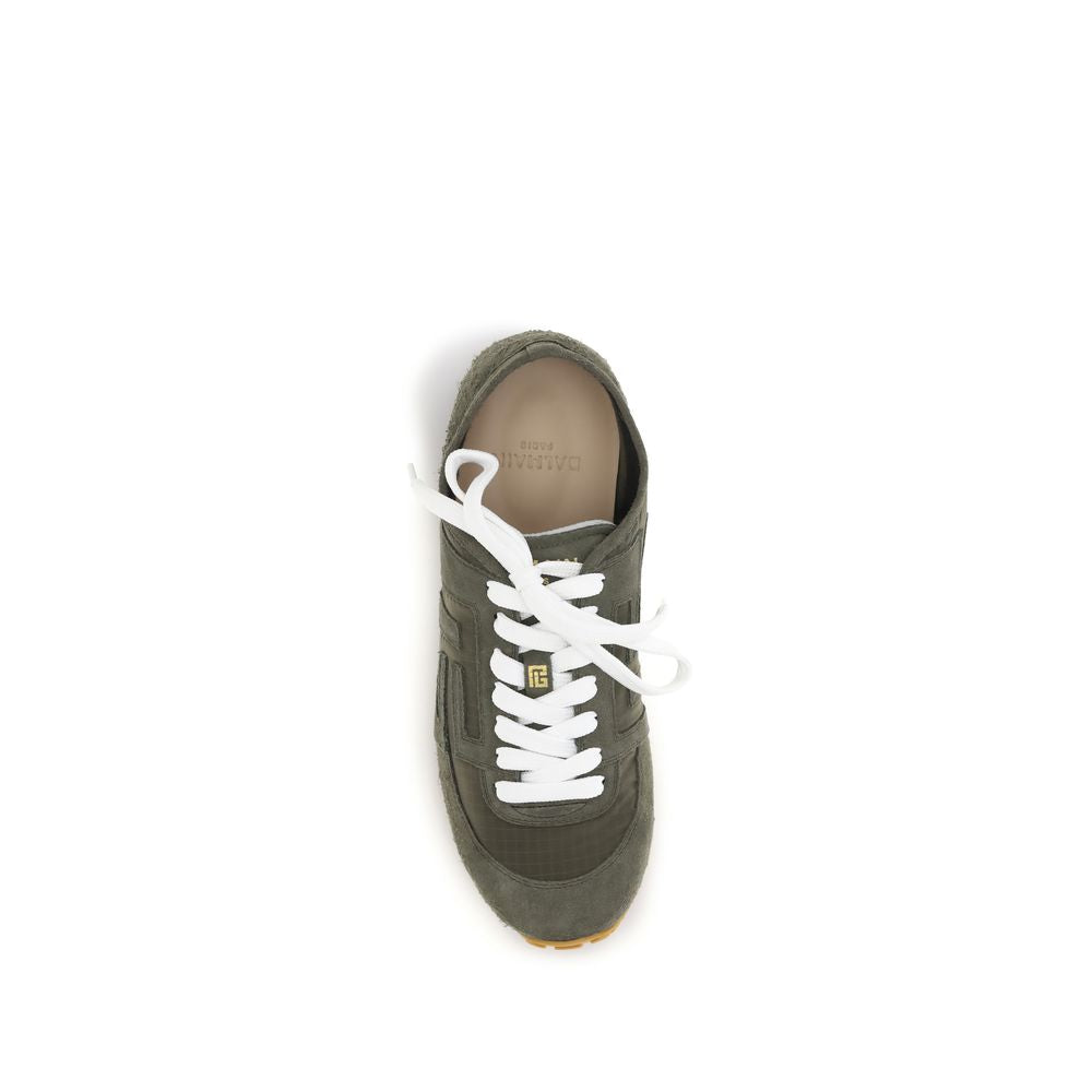 Balmain Bicolor Calf Leather Bos Taurus Athletic Sneakers - Luxury Boutique Co