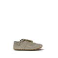 Balmain Beige Cotton Athletic Sneakers - Luxury Boutique Co