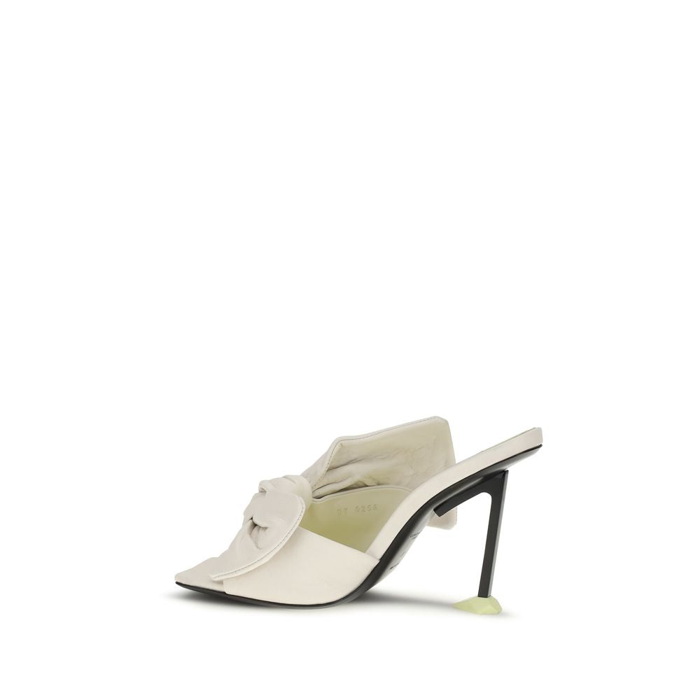 Givenchy White Lamb Ovis Aries Aries Mules - Luxury Boutique Co
