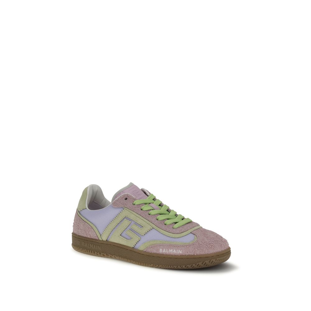 Balmain Multicolor Calf Leather Bos Taurus Athletic Sneakers - Luxury Boutique Co