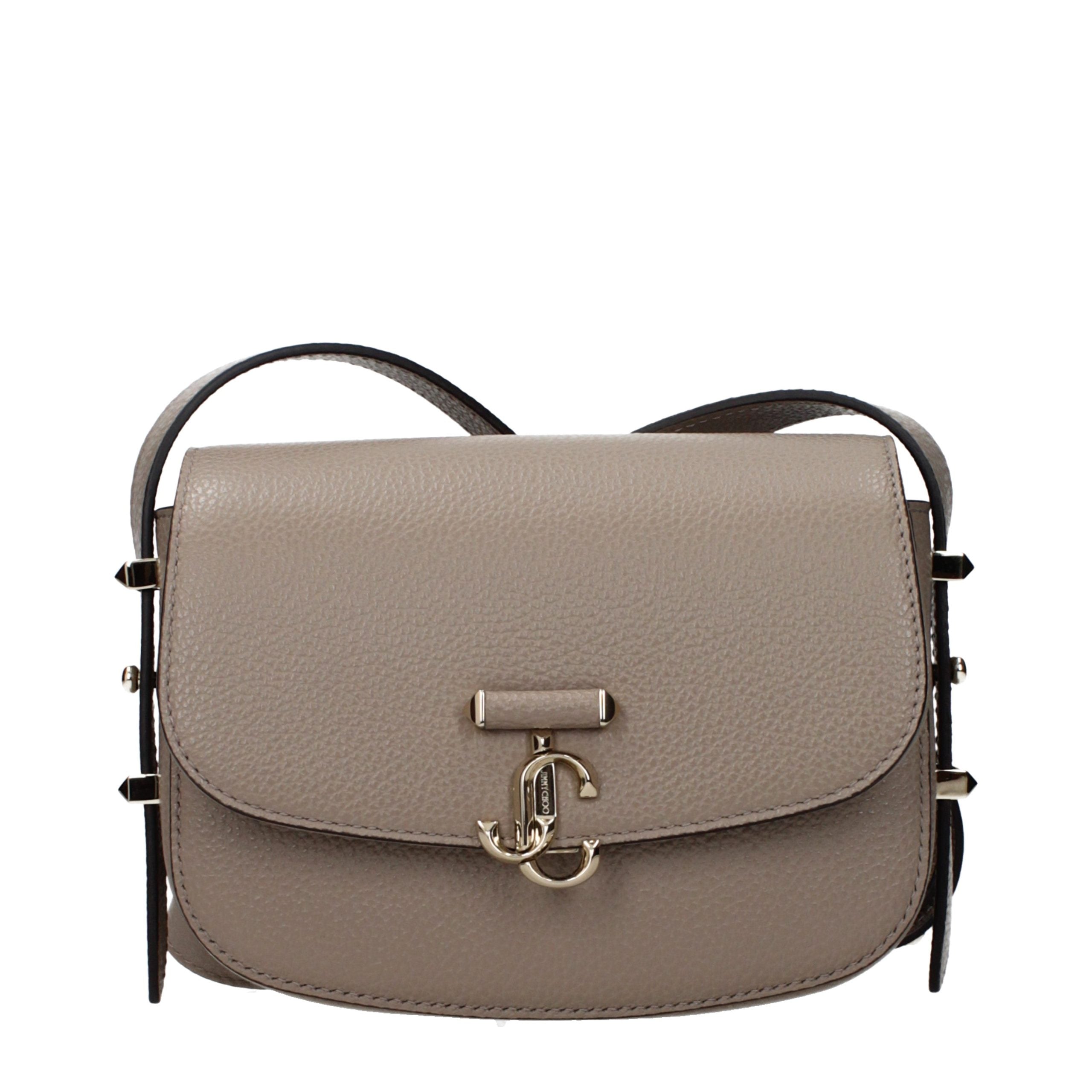 Jimmy Choo Gray Leather Crossbody Bag - Luxury Boutique Co