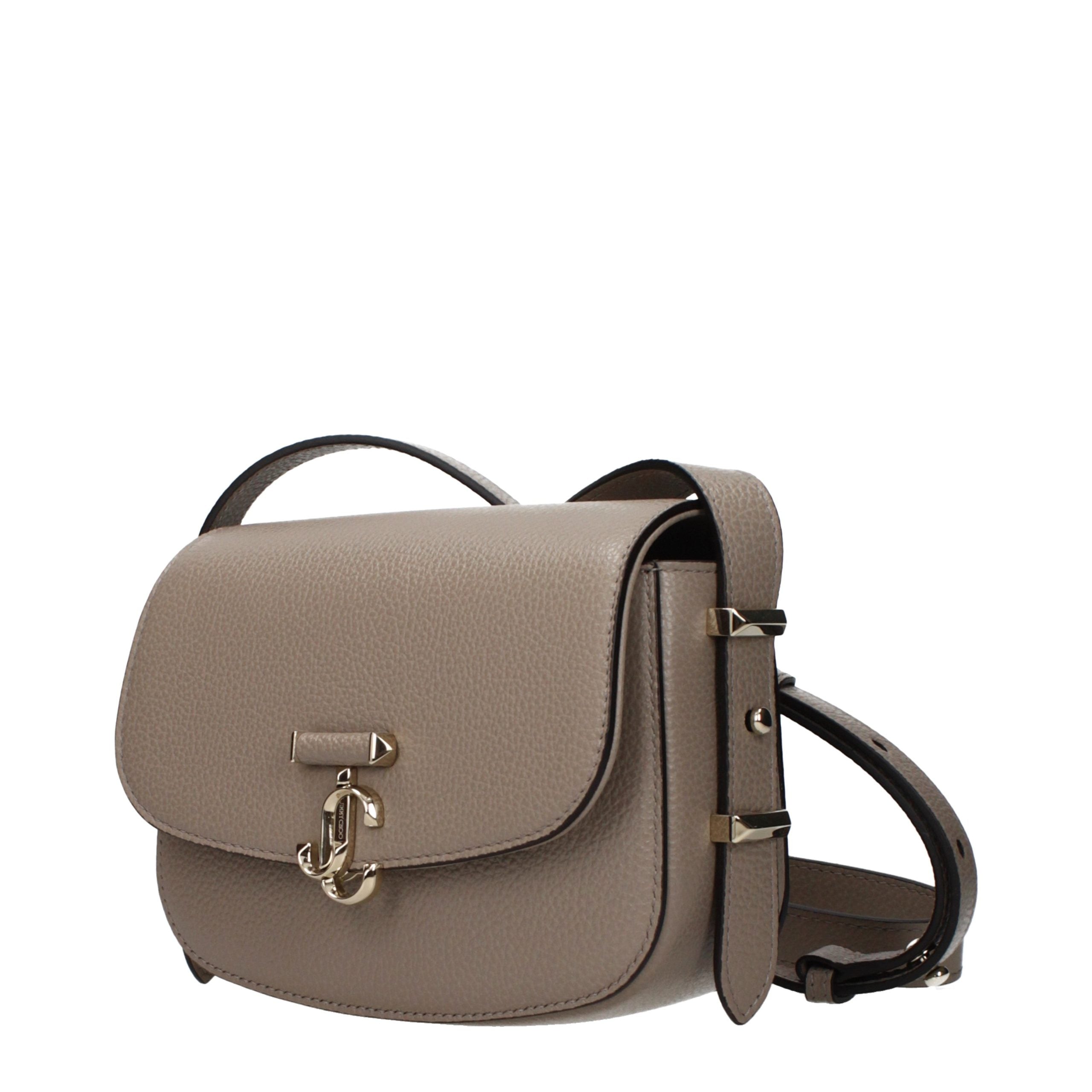 Jimmy Choo Gray Leather Crossbody Bag - Luxury Boutique Co
