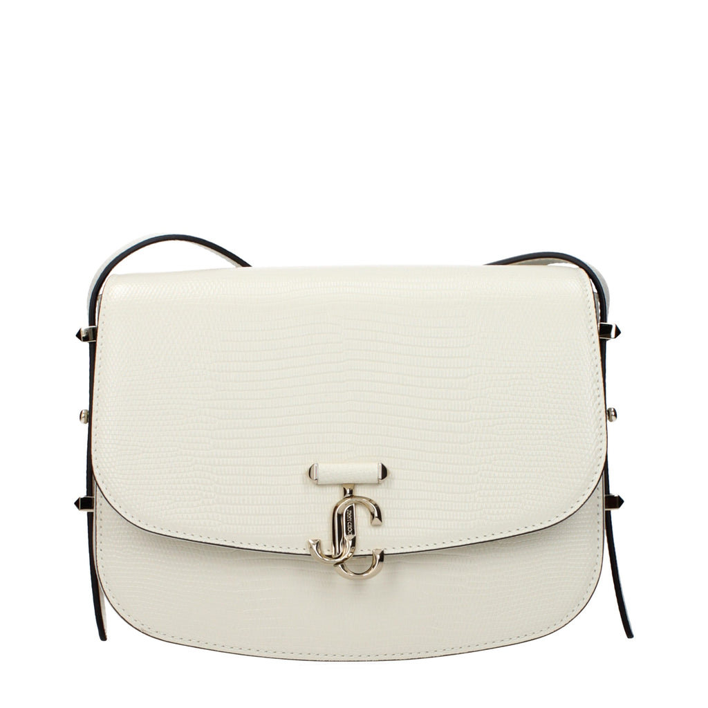 Jimmy Choo White Leather Crossbody Bag - Luxury Boutique Co