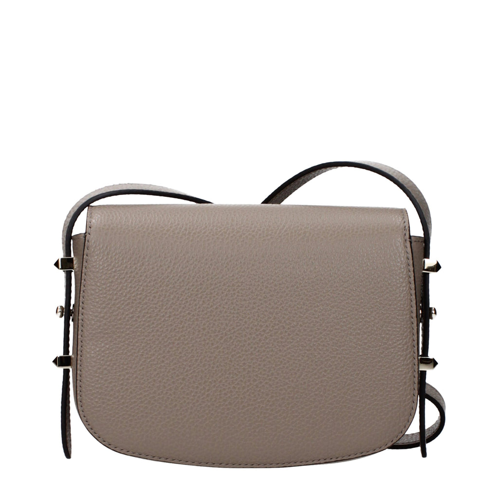 Jimmy Choo Gray Leather Crossbody Bag - Luxury Boutique Co