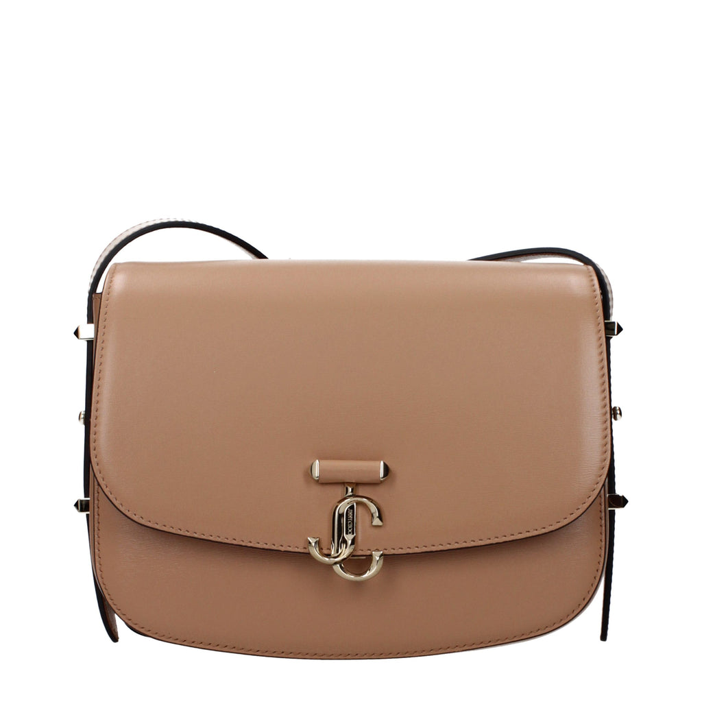 Jimmy Choo Brown Leather Crossbody Bag - Luxury Boutique Co