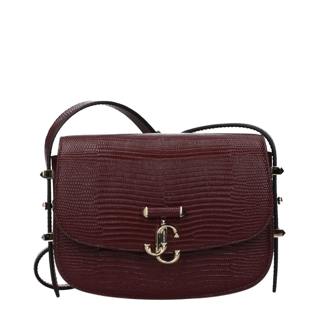 Jimmy Choo Red Leather Shoulder Bag - Luxury Boutique Co