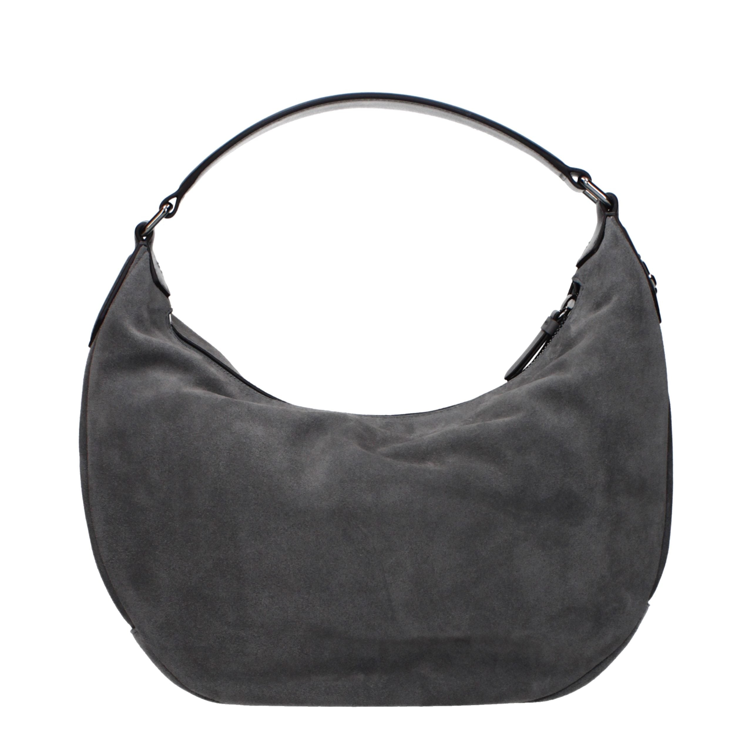 Jimmy Choo Gray Leather Shoulder Bag - Luxury Boutique Co