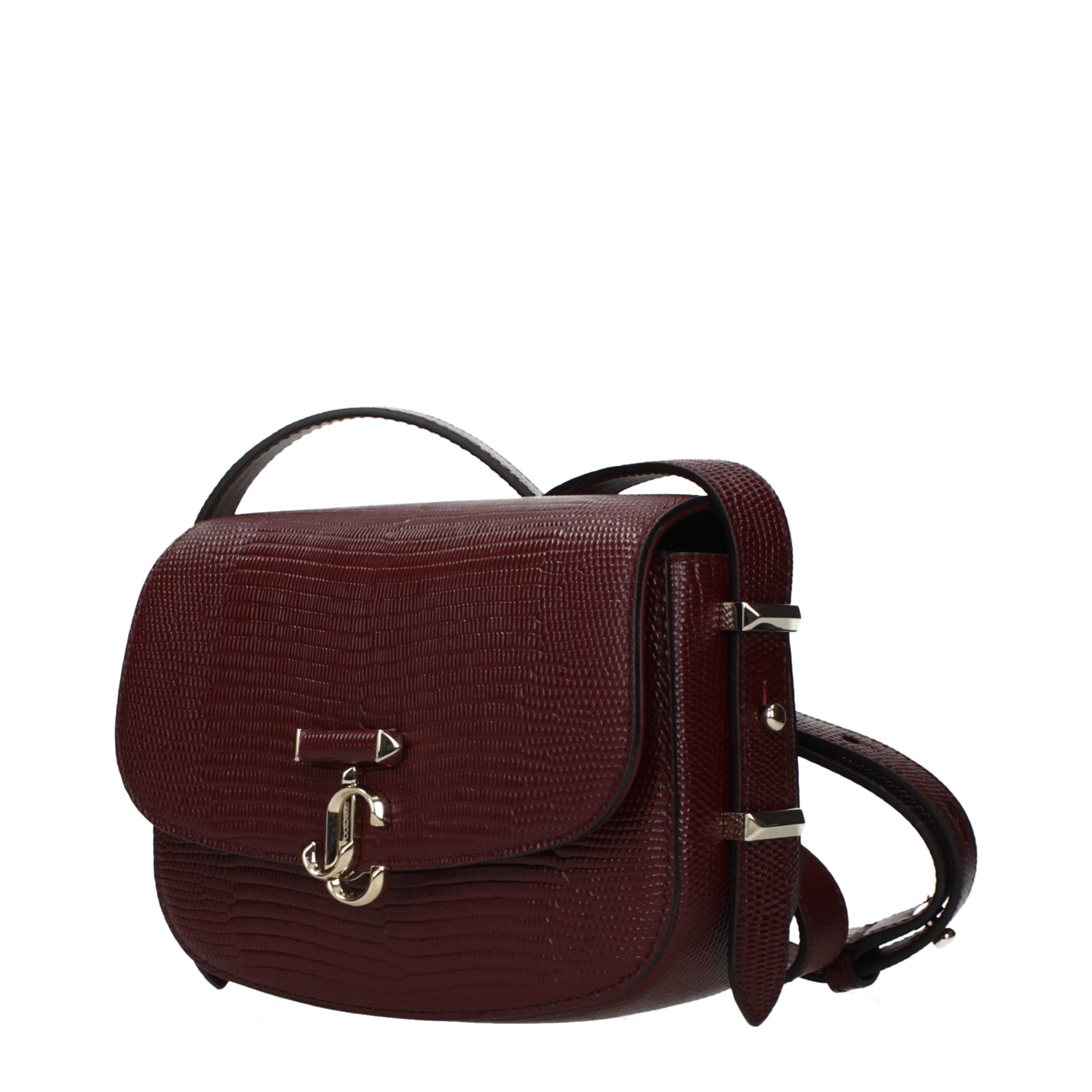 Jimmy Choo Red Leather Shoulder Bag - Luxury Boutique Co