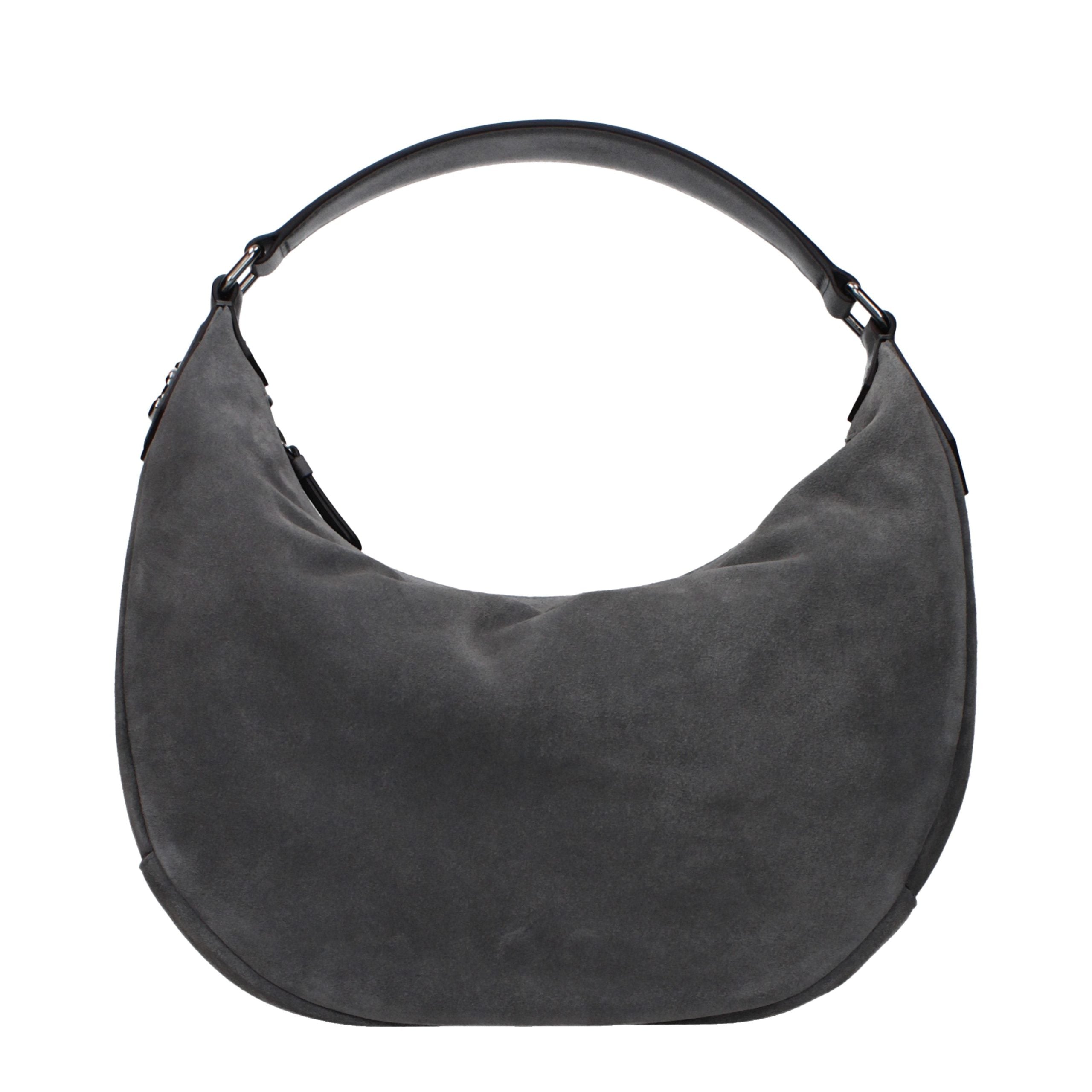Jimmy Choo Gray Leather Shoulder Bag - Luxury Boutique Co