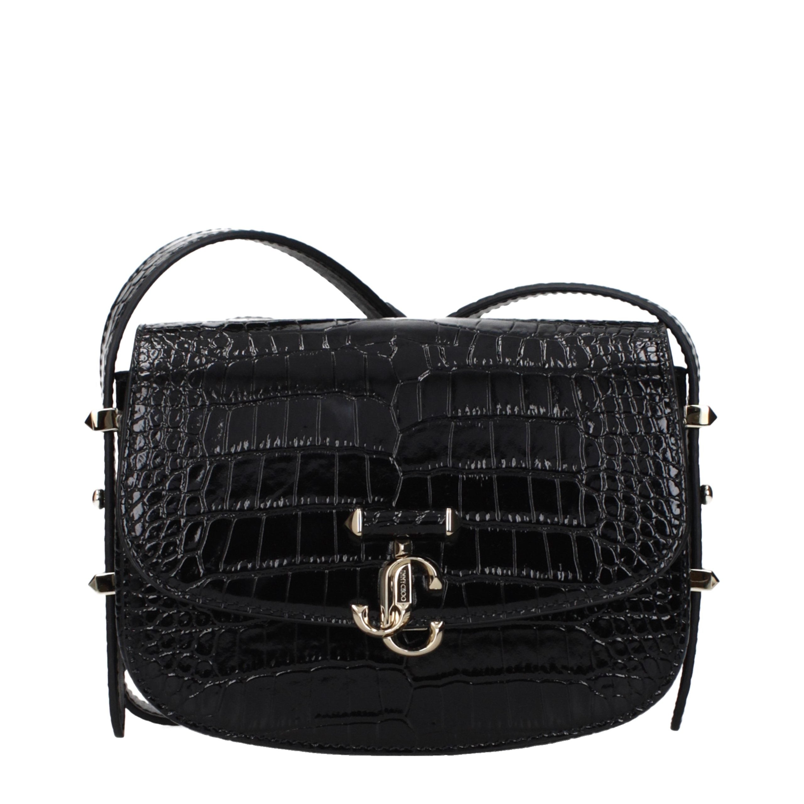 Jimmy Choo Black Leather Crossbody Bag - Luxury Boutique Co