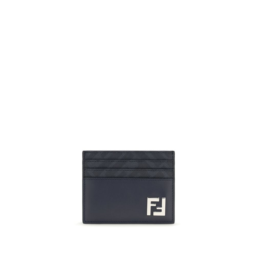 Fendi Blue Leather Wallet - Luxury Boutique Co
