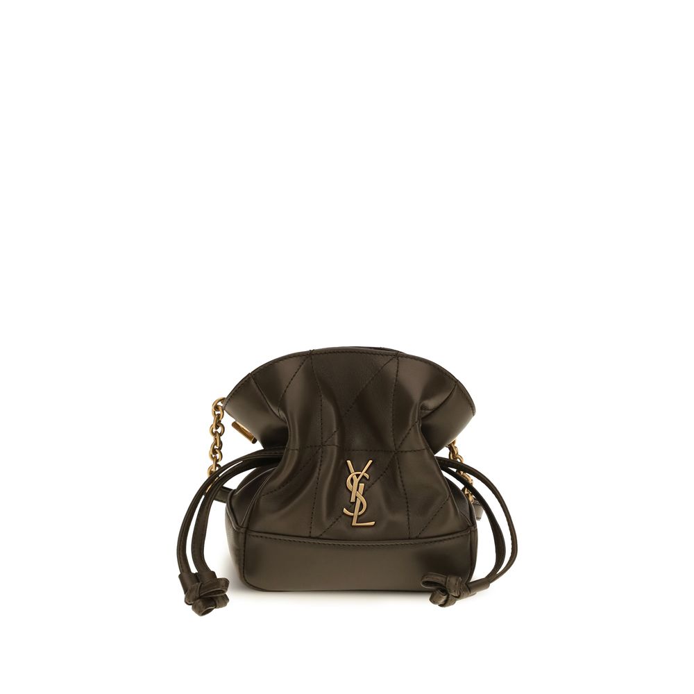 Saint Laurent Bicolor Lamb Ovis Aries Aries Clutch Bag - Luxury Boutique Co