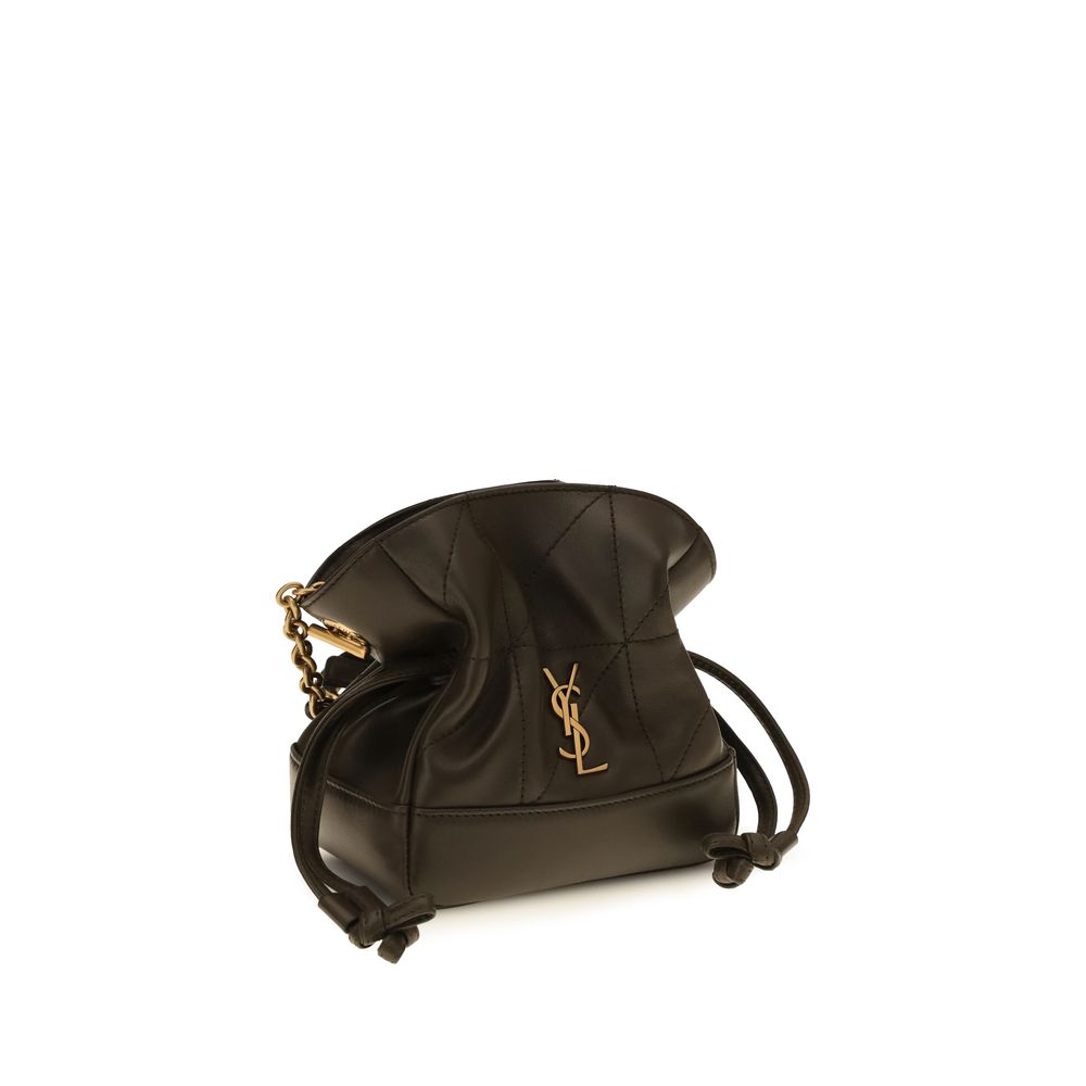 Saint Laurent Bicolor Lamb Ovis Aries Aries Clutch Bag - Luxury Boutique Co