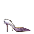 Jimmy Choo Purple Plastic Stiletto Heel Sandals - Luxury Boutique Co