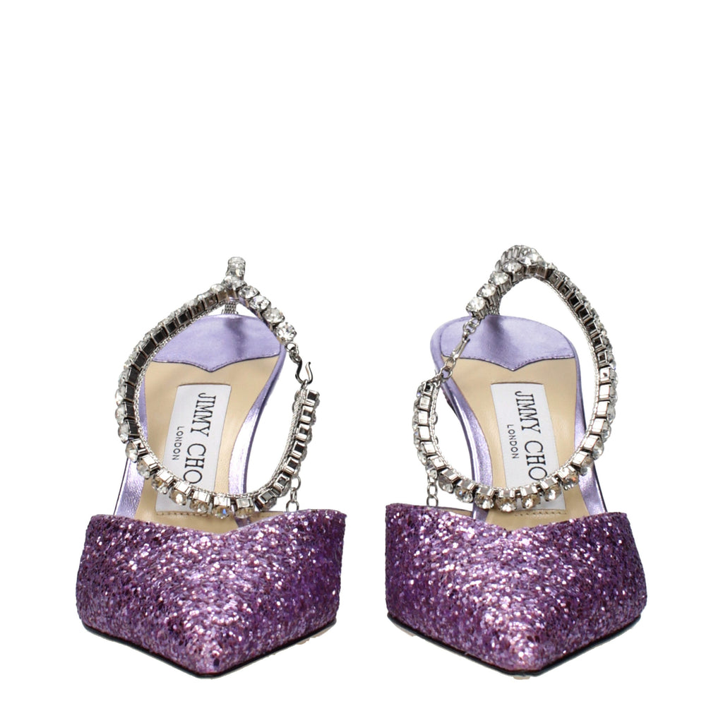Jimmy Choo Purple Plastic Stiletto Heel Sandals - Luxury Boutique Co