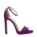 Jimmy Choo Purple Satin Platform Sandals - Luxury Boutique Co