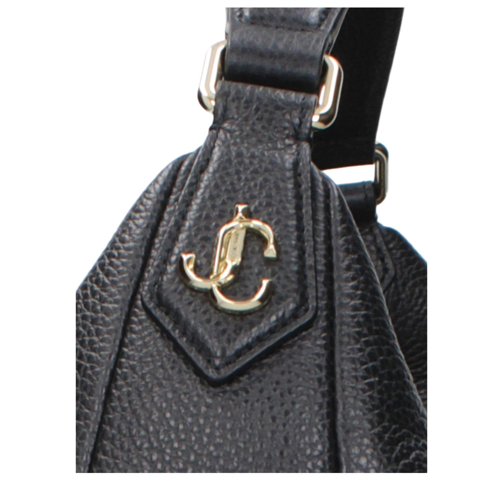 Jimmy Choo Black Leather Shoulder Bag - Luxury Boutique Co